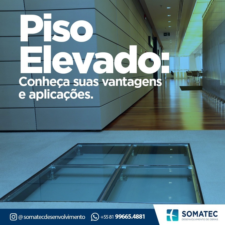 Piso elevado: conheça suas vantagens e aplicações